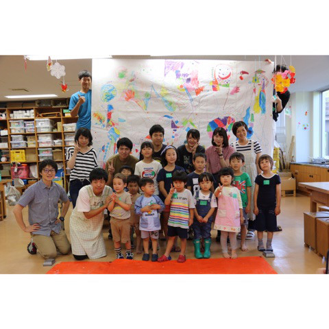 アトリエカラフル×日本福祉大学 江村ゼミ コラボ子ども造形教室 イメージ画像 