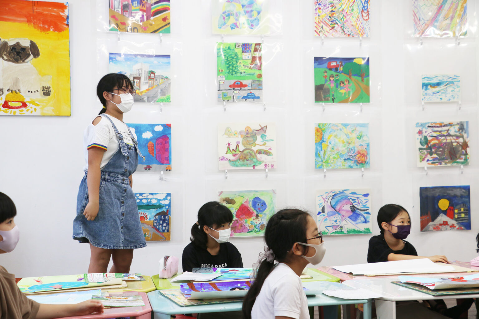 環境絵画ディスカッション♪ 絵画子どもクラス 造形教室 絵画教室｜アトリエカラフル｜愛知県 半田市・美浜町