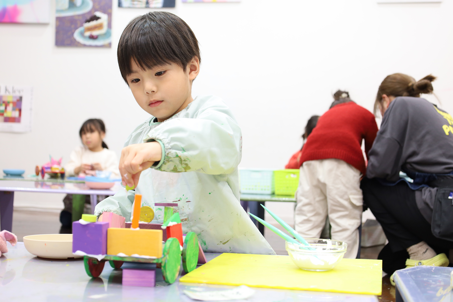 冬休み〜 みんなで楽しくアートレッスン その１ イメージ画像 