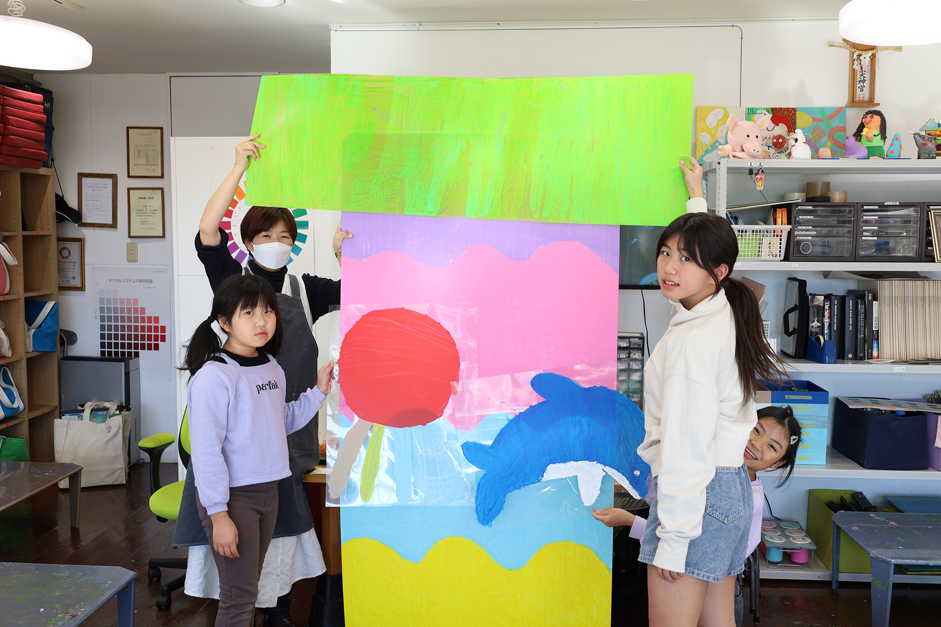 顔出しパネル！！共同制作作品スタート！ イメージ画像 