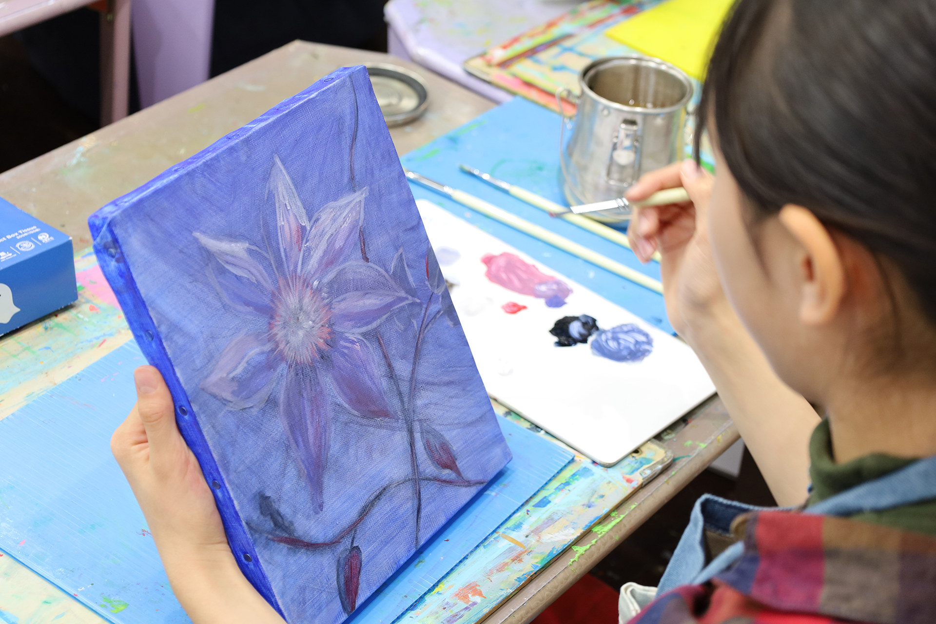 絵画クラスさん！いよいよ作品も完成です！ イメージ画像 