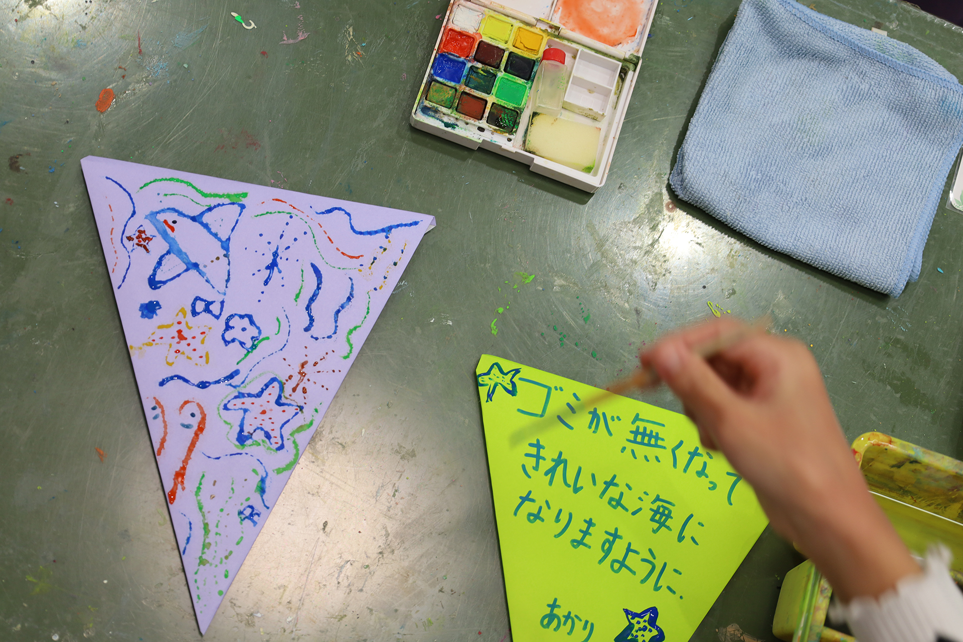 海への願いをガーランドに表現しました イメージ画像 